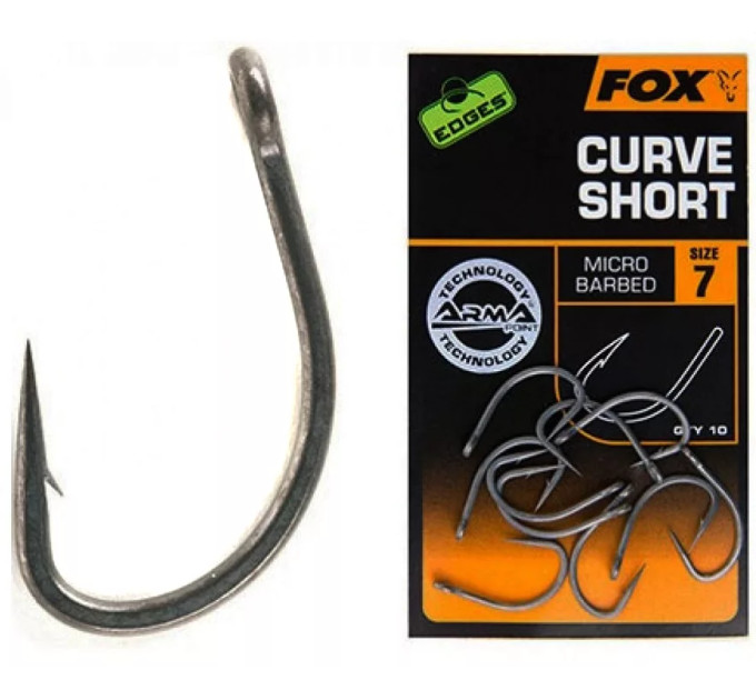Крючок FOX Edges Armapoint Curve Shank Short №6