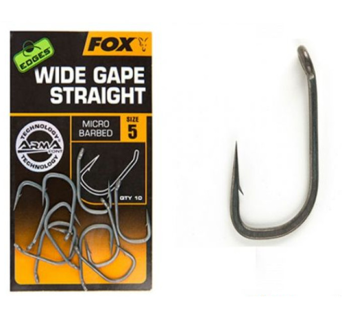 Крючок FOX Edges Armapoint Wide Gape Straight №8
