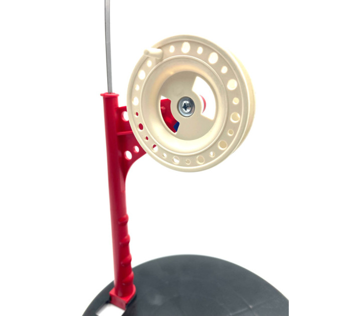 Жерлица 10шт зимняя №1 неоснащенная, катушка со стопором + Сумка EVA 45см зеленая