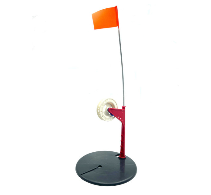 Жерлица 10шт зимняя №1 неоснащенная, катушка со стопором + Сумка EVA 45см зеленая