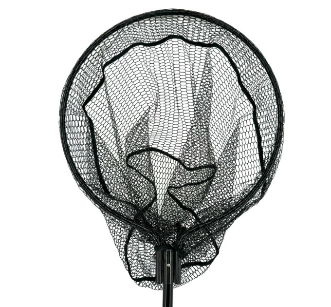 Подсак Breeze HB-030-15501 бортовой, круглая голова 56см, крупная прорезиненная тонкая сетка, круглая алюм ручка