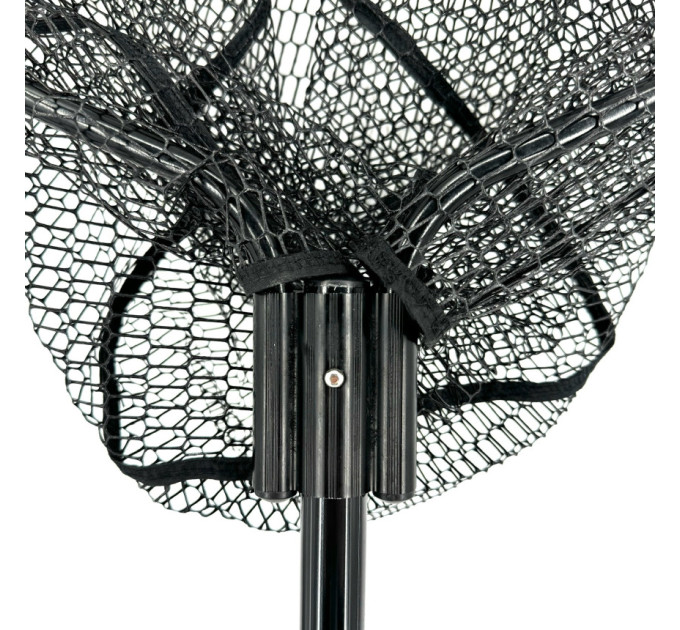 Подсак Breeze HB-030-15501 бортовой, круглая голова 56см, крупная прорезиненная тонкая сетка, круглая алюм ручка