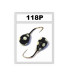 Мормышка Bravo Fishing 1535-118P Чесночинка с отверстием крашеная 3,5 мм 0,83 гр. 118P