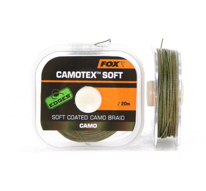 Поводковый материал FOX Camotex Soft 20lb