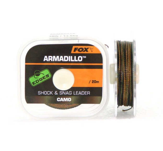 Шок лидер FOX Armadillo Camo 40lb