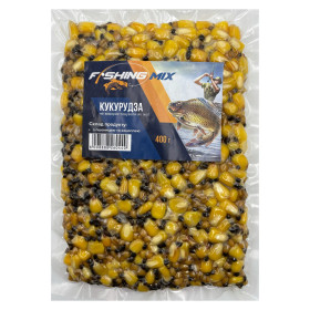 Зерносмесь FISHING MIX кукуруза натуральная с коноплей и пшеницей 400 гр