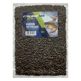 Зерносмесь FISHING MIX конопля натуральная распаренная 200 гр
