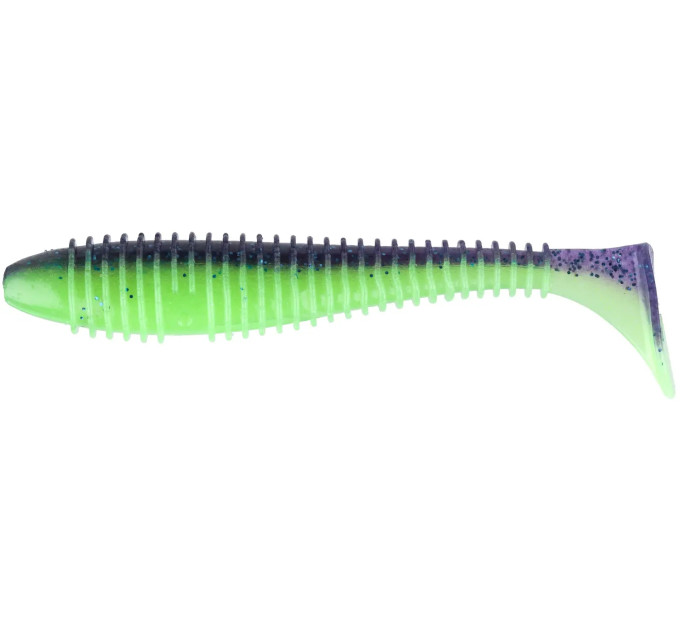 Силікон Keitech Swing Impact FAT 3.8" (6 шт/уп) к:pal#06 Violet Lime Berry