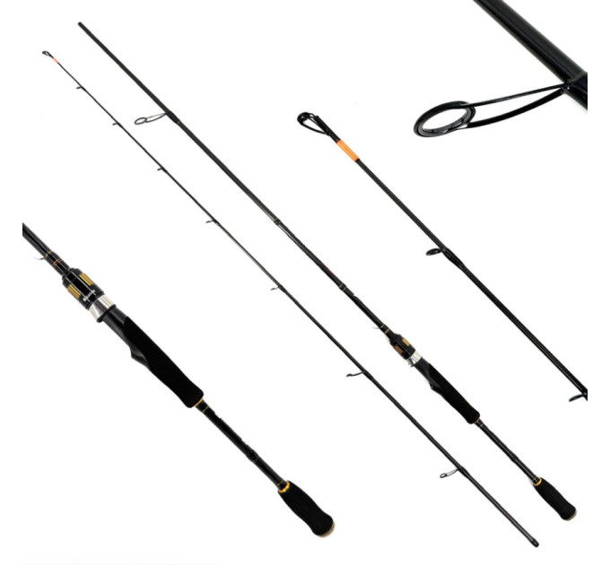 Удилище спиннинговое Black Fox Helicon Spin 802L 2.44m 3-17g