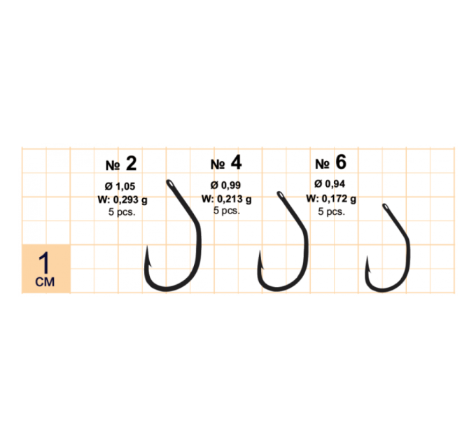 Крючок GURZA MONSTER CARP M1 BN #08