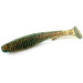 Силікон FishUp U-Shad 4" (8pcs.), #019 - Motor Oil/Red