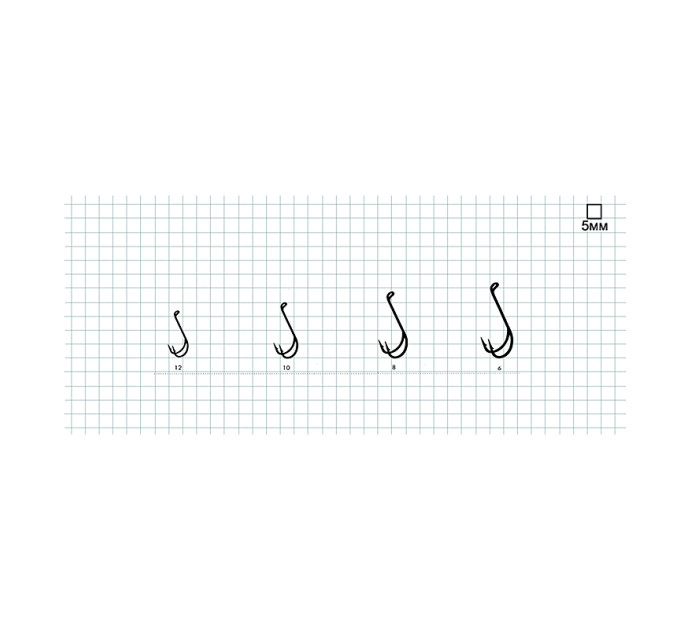 Крючок Hayabusa Double Hook №12