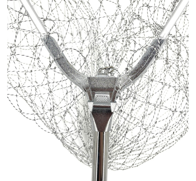 Подсак BREEZE CS-260210-XG треугольный 60см, кордовая сетка, круглая метал телескоп ручка