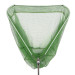 Подсак BREEZE CS-280230-JW треугольный 80см, зеленая прорезиненная сетка, круглая метал телескоп ручка