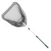 Подсак BREEZE CS-360210-JW треугольный 60см, черная прорезиненная сетка, зеленая телескоп ручка