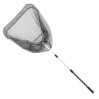 Подсак BREEZE CS-360210-JW треугольный 60см, черная прорезиненная сетка, зеленая телескоп ручка