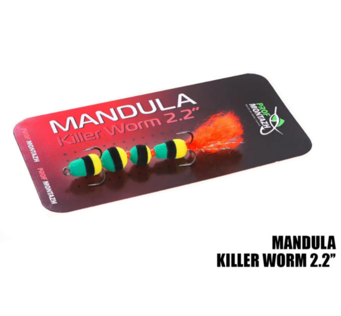 Мандула Killer Worm 4 сегмента 2,2" (MK4S902)