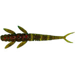 Силикон FishUp Flit 3" (8pcs.), #019-Motor Oil/Red