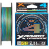 Шнур YGK X-Braid Upgrade X4 (3 colored) 180m #0.4/0.104mm 8lb/3.6kg