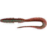 Силикон Keitech Mad Wag Slim 4.5" (9 шт/уп) ц:302 plum green flk.