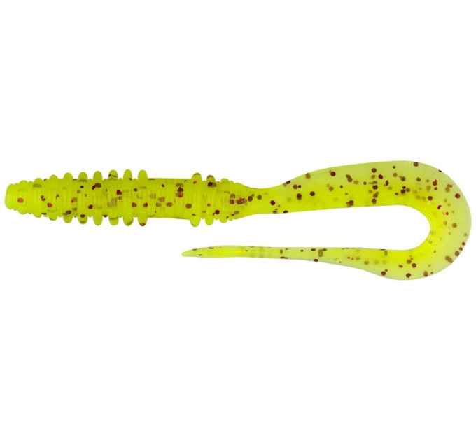 Силікон Keitech Mad Wag Slim 4.5" (9 шт/уп) к:pal#01 chartreuseredflake