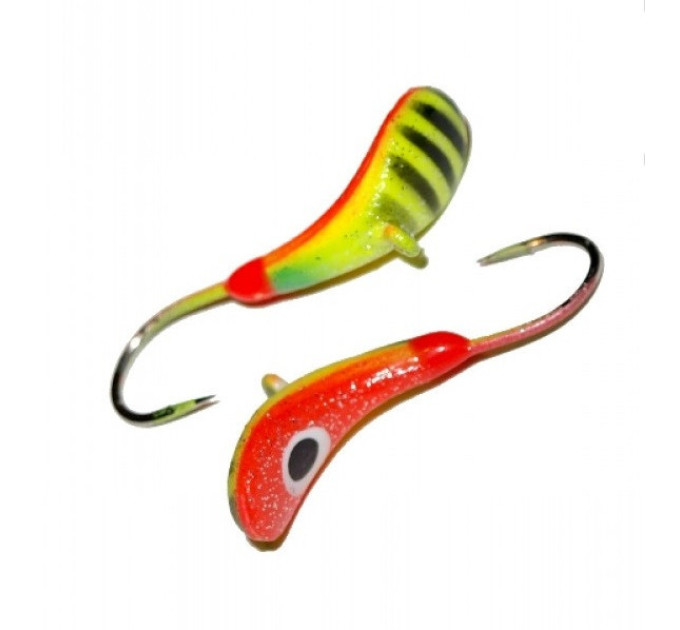 Мормышка Bravo Fishing 6730-442P Комар с ушком крашеная 3,0 мм 0,65 гр. 442P