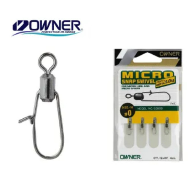 Застібка Owner Micro Snap Swivel P-09 №1