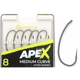 Крючок RidgeMonkey Ape-X Medium Curvet Barbed №4