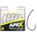 Крючок RidgeMonkey Ape-X Medium Curvet Barbed №6