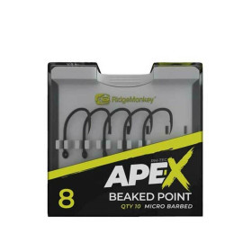 Крючок RidgeMonkey Ape-X Beaked Point Barbed №4