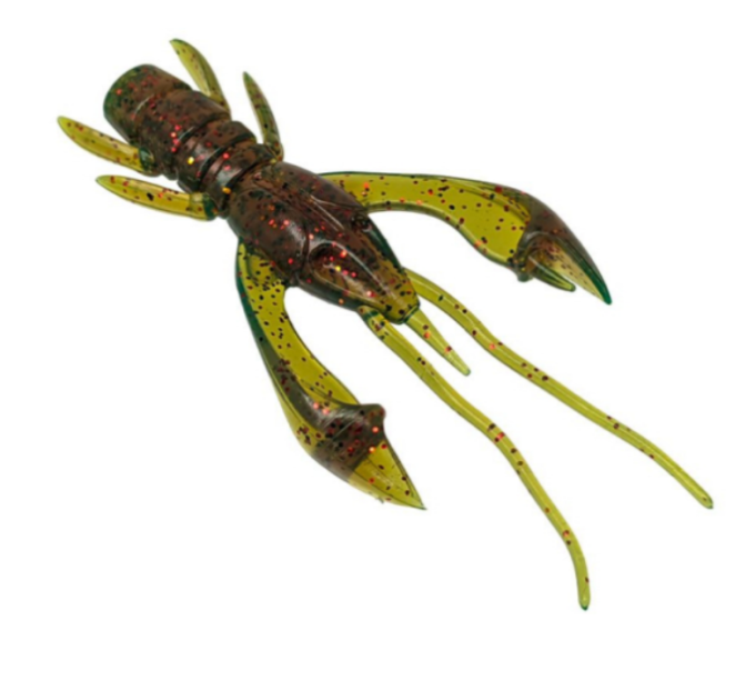 Силикон FishUp Real Craw 2" (7pcs.), #019 - Motor Oil/Red