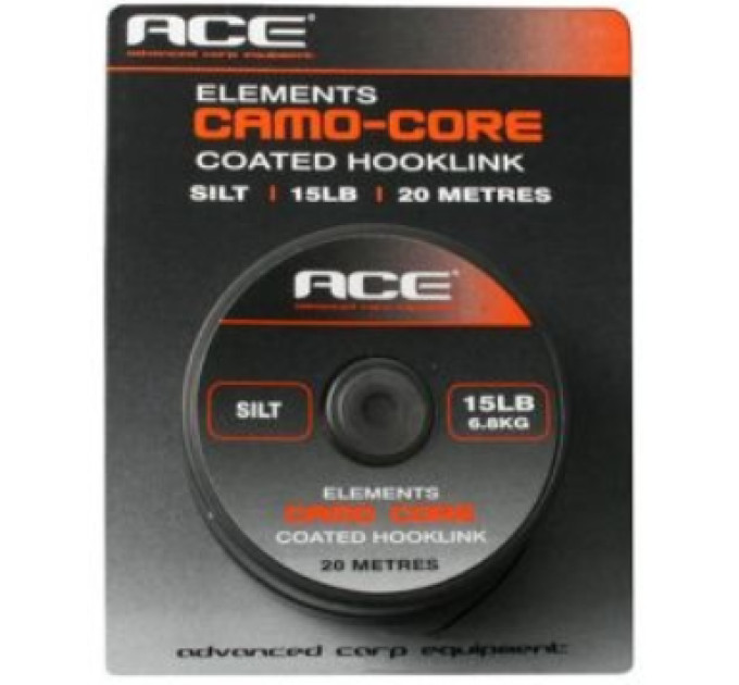 Поводочный материал ACE Camo Core-Silt 20m 25lb