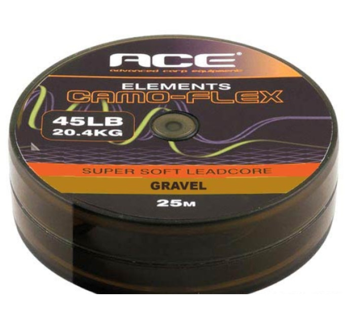 Поводочный материал ACE Camo Flex 25m 45lb Gravel