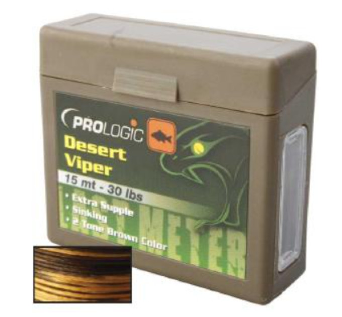 Поводковый материал PROLOGIC Desert viper 15m 30lbs