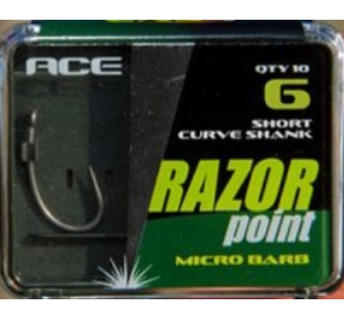 Крючок ACE H SHORT CURVE SHANK №4