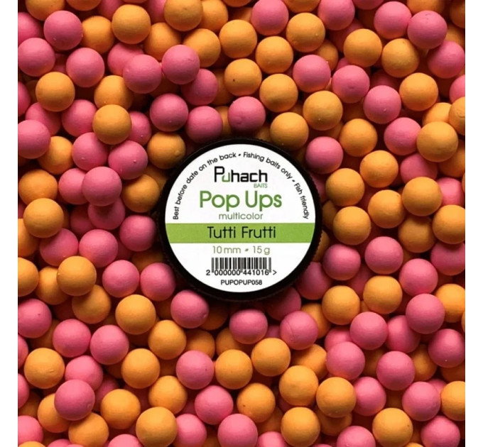 Puhach Baits Pop Ups 8 mm Multicolor - Tutti-Frutti