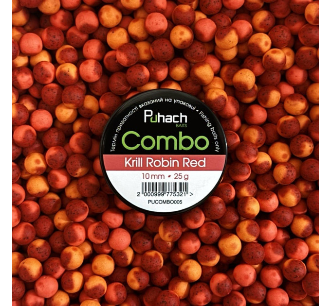 Puhach Baits Combo 8 mm - Krill Robin Red