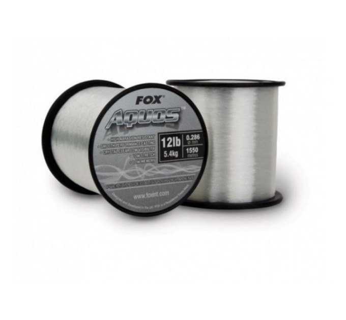 Леска FOX Aquos Clear Carp Line 1550m 12lb/0.286mm