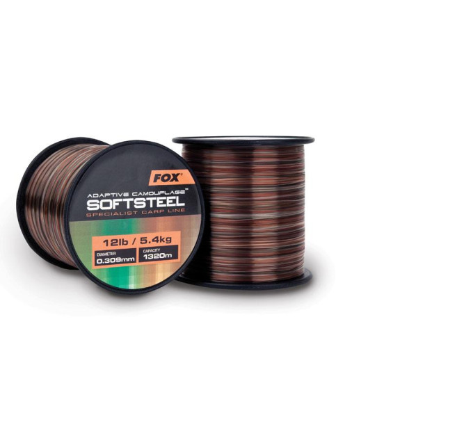 Леска FOX Camo Soft Steel 1320m 10lb / 0.286mm
