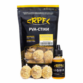 RPF ПВА-стики 10шт 15гр + Ликвид - Кукуруза