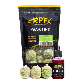 RPF ПВА-стики 10шт 15гр + Ликвид - Краб + Ананас