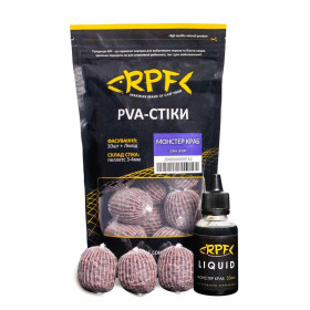 RPF ПВА-стики 10шт 15гр + Ликвид - Монстр краб