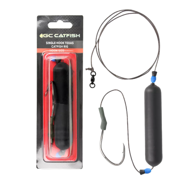 Оснастка сомова GC Single Hook Texas Catfish Rig №6/0