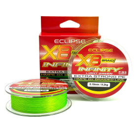 Шнур Eclipse X8 Infinity Braid Light Green 150m 0.14mm 12,3kg