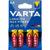 Батарейки Varta Longlife Max Power AA/LR06 Alkaline