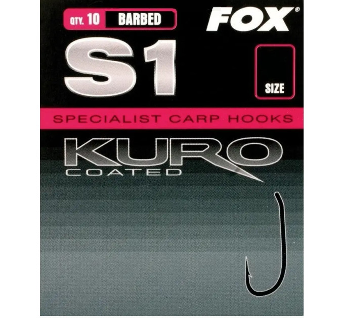 Крючок FOX S1 KURO HOOK №4