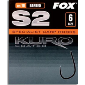 Крючок FOX S2 KURO HOOK №6