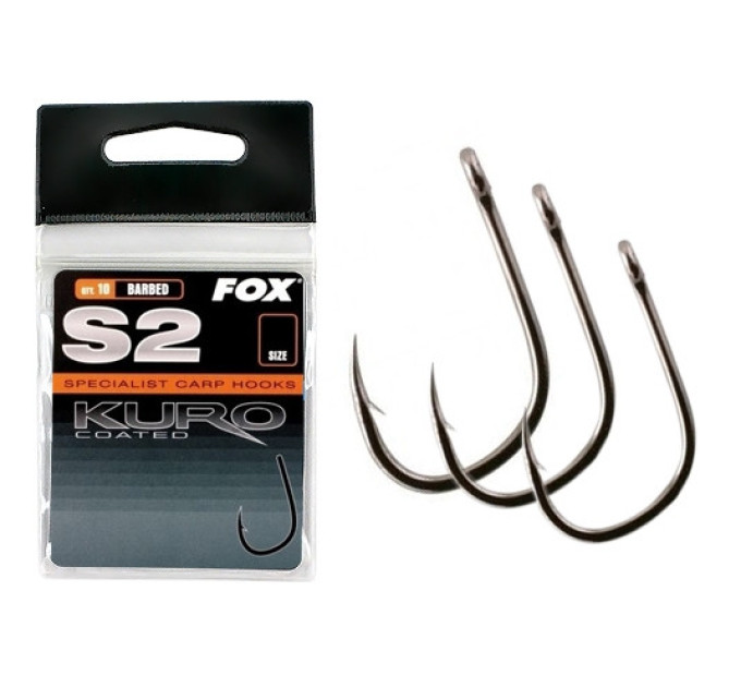 Крючок FOX S2 KURO HOOK №6