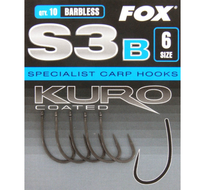 Крючок FOX S3 KURO HOOK №2