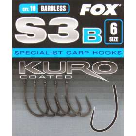 Крючок FOX S3 KURO HOOK №4